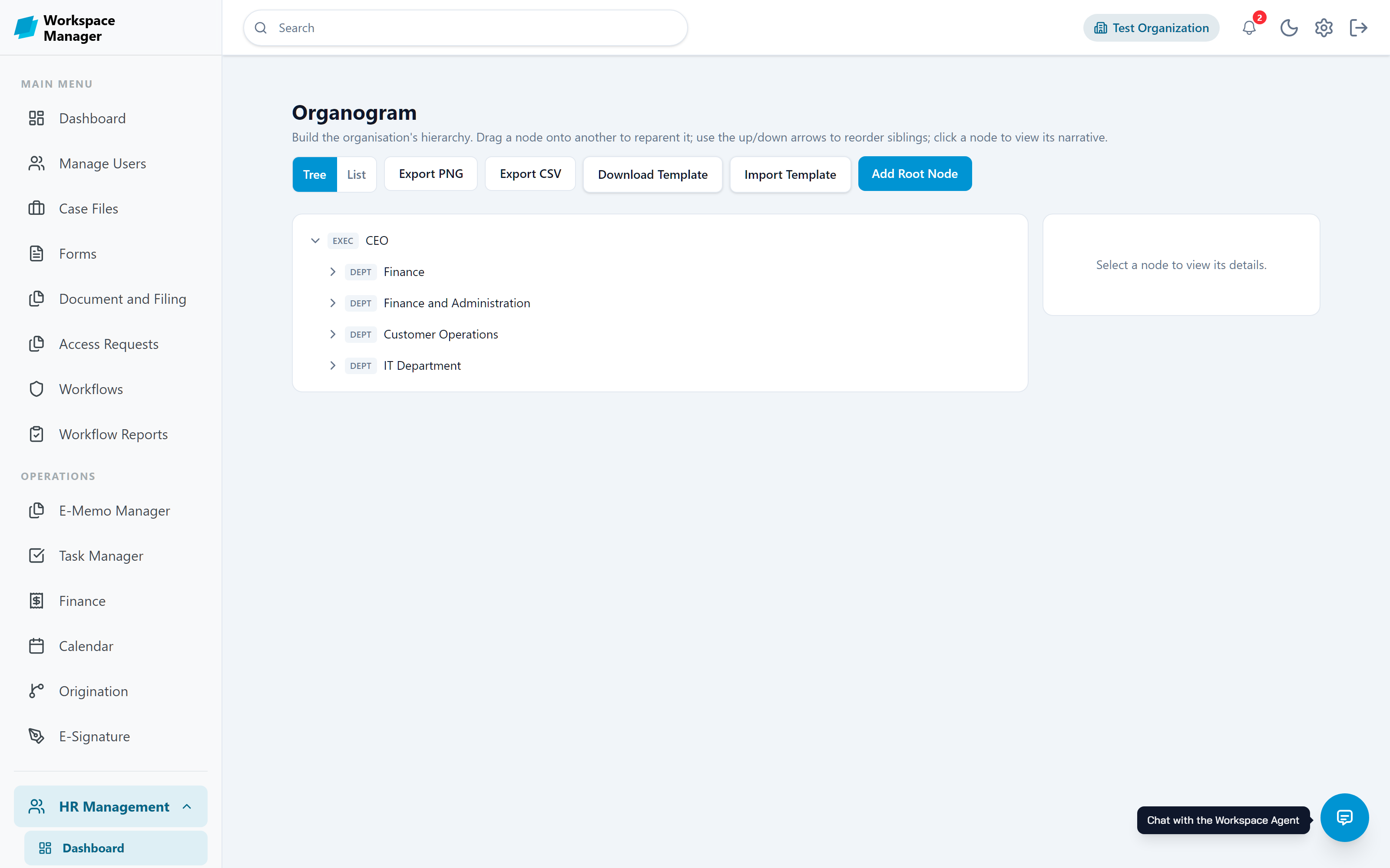 Know who does what in Workspace Manager