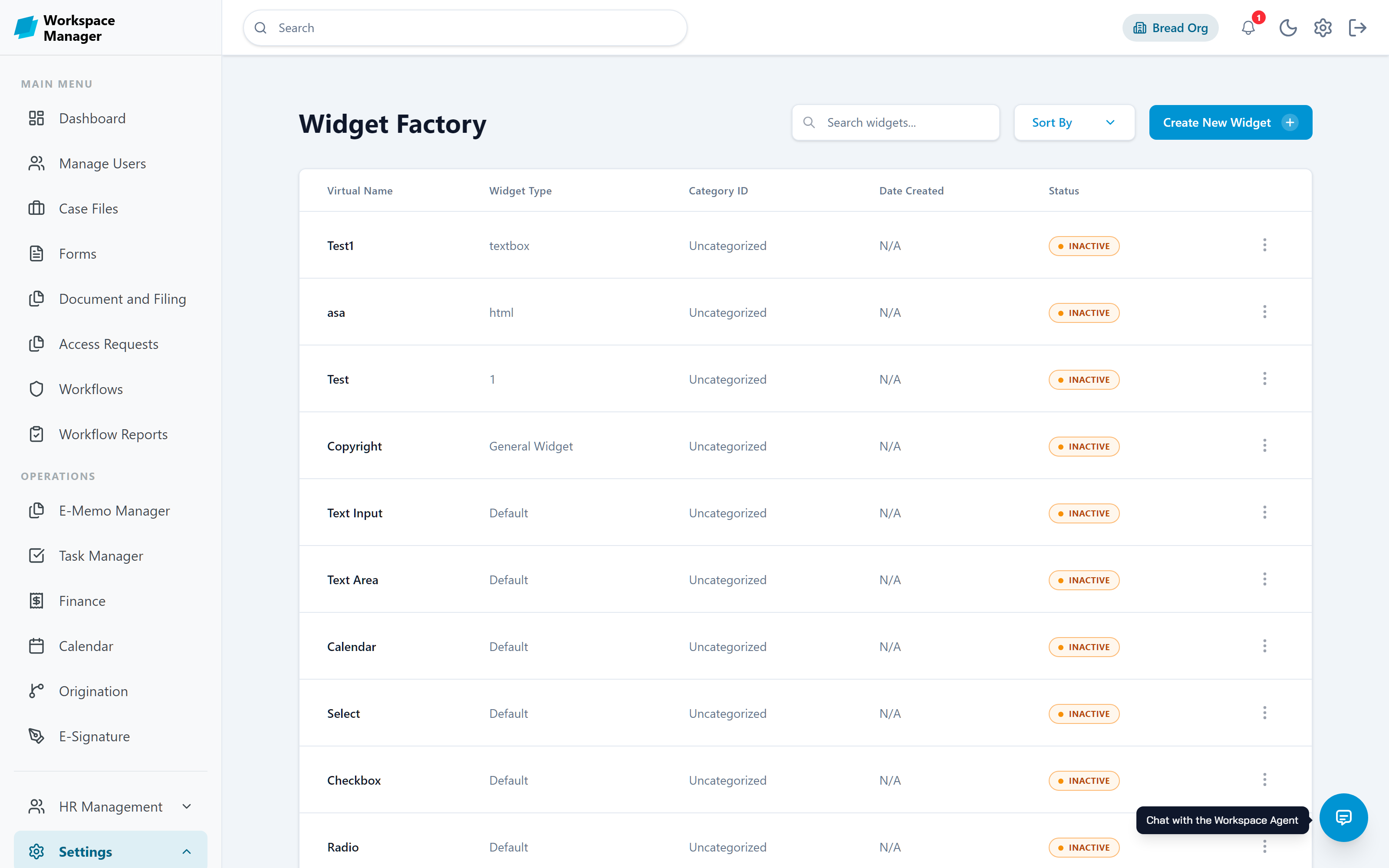Shape the platform without code in Workspace Manager